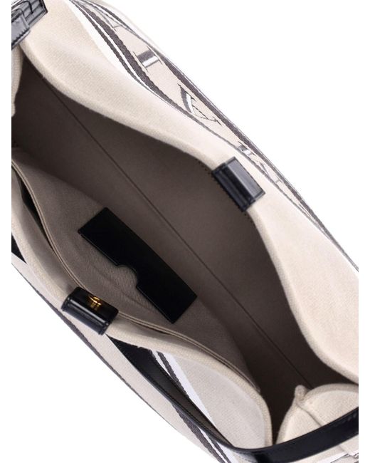 Balmain White Medium Tote Bag Release
