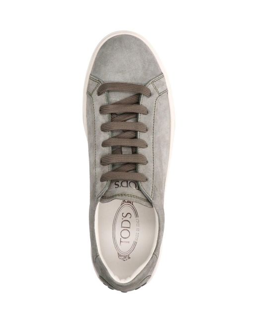 Tod's Green 100% Calf Leather Sneakers for men