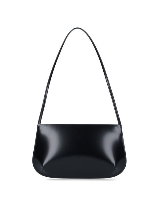Faune Black Shoulder Bag "Bra"