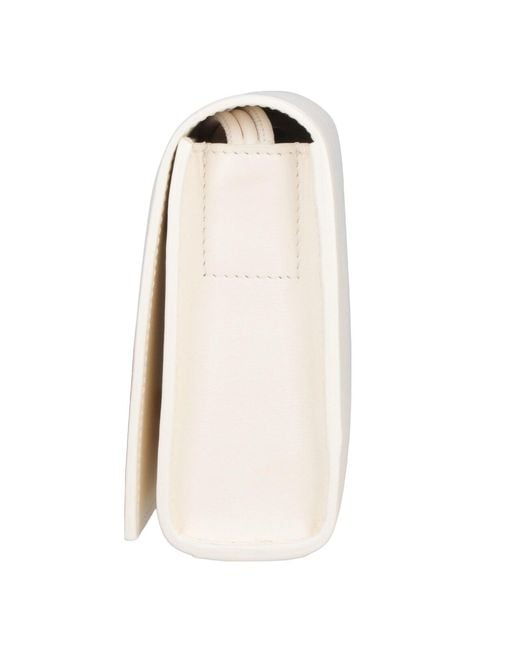 Jil Sander White Tangle Shoulder Bag