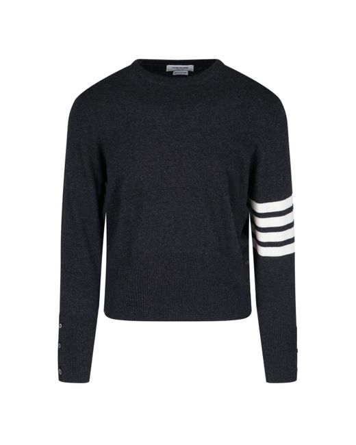 Maglia "Loopback 4-Bar" di Thom Browne in Blue da Uomo