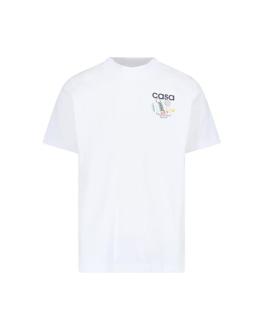 Casablancabrand White 'equipement Sportif' T-shirt for men