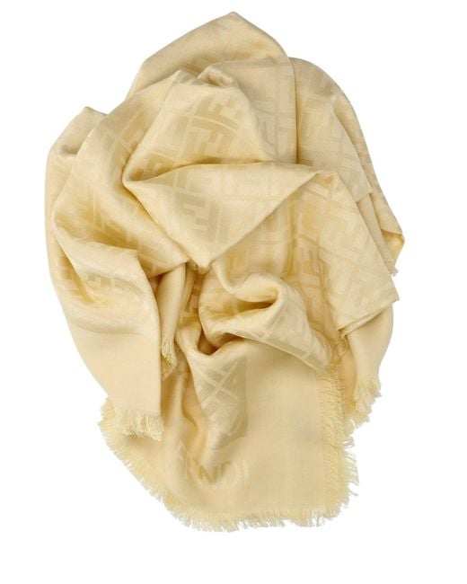 Fendi Natural Ff Shawl