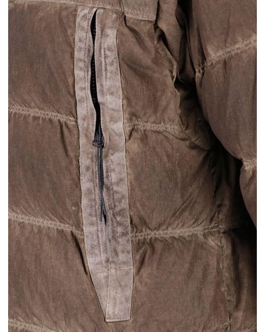C P Company Brown C. P. Company 100% Polyamide Utility Jacket for men