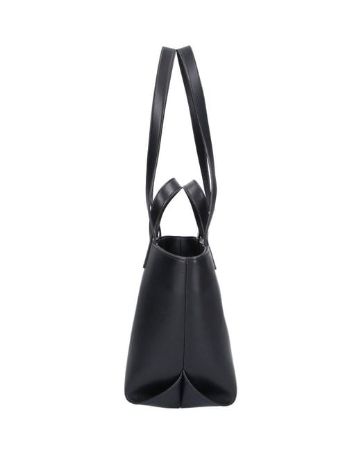 A.P.C. Blue Small Tote Bag "Le Drummer"