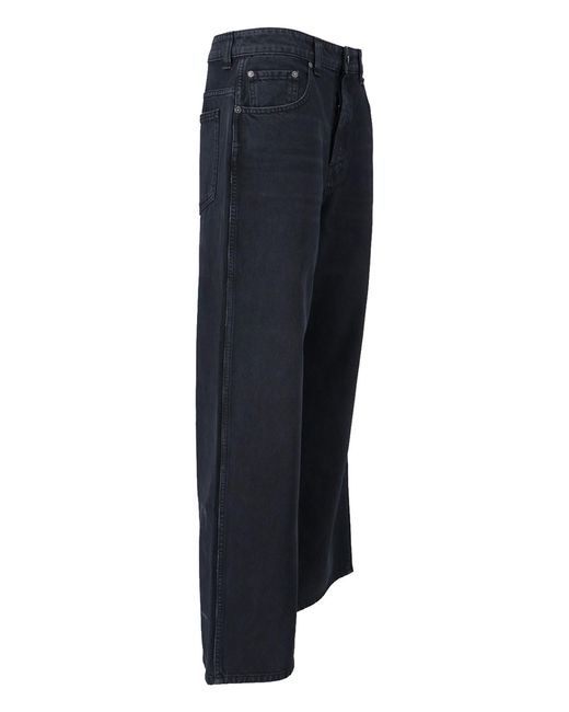 Khaite Blue Dane Wide Jeans