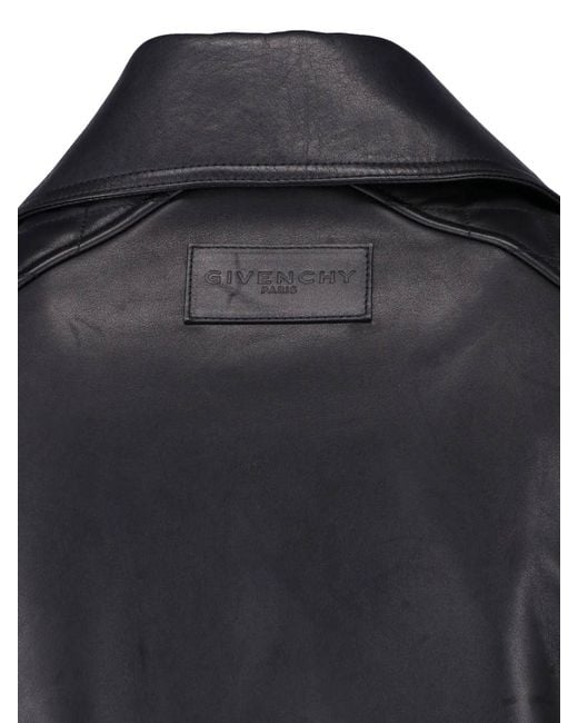 Givenchy Black Leather Jacket for men