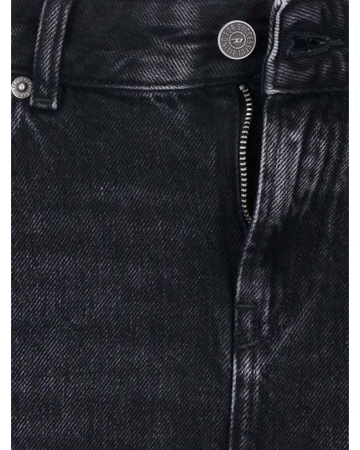 DIESEL Black Denim Mini Skirt