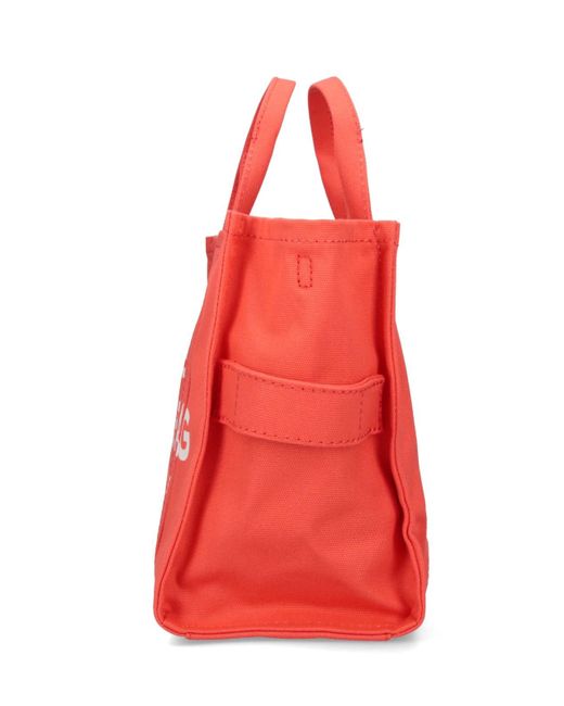 Marc Jacobs Red "The Canvas" Medium Tote Bag