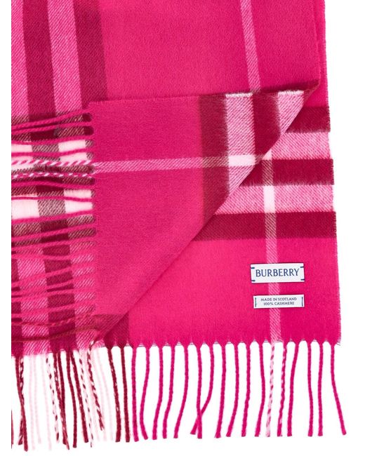 Sciarpa "Check" di Burberry in Pink