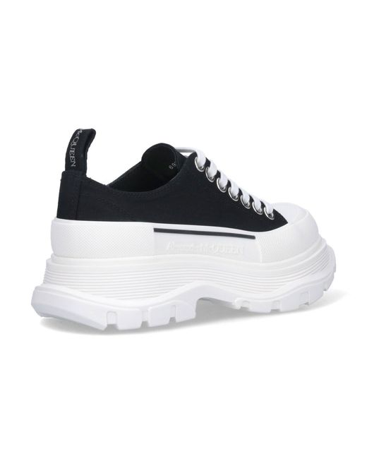McQueen Black Sneakers Cotton