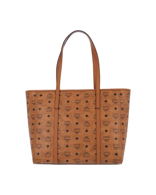 MCM Brown Liz Large Tote Bag