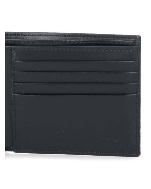 Fendi Black Bi-Fold Wallet "Ff" for men