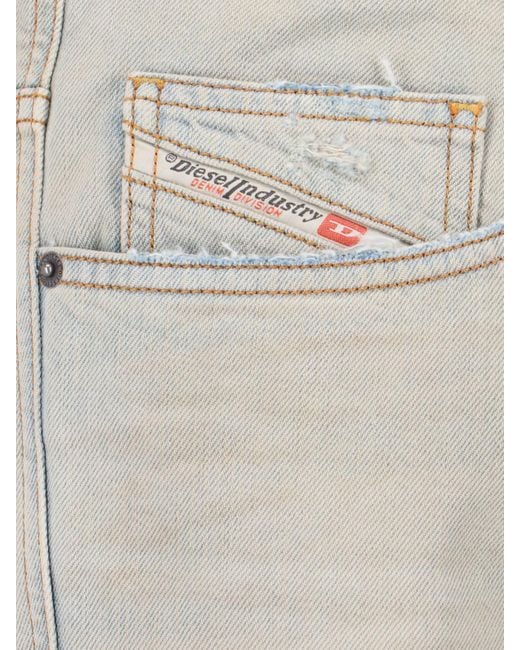 DIESEL Gray Straight Jeans for men