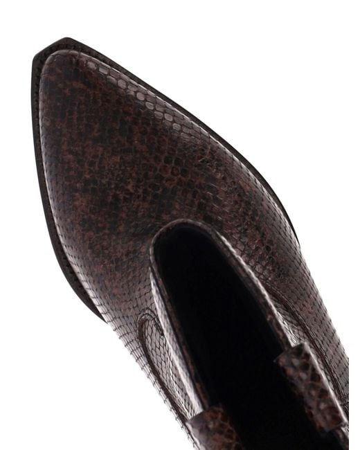 Isabel Marant Brown Ankle Boots "Duerto"
