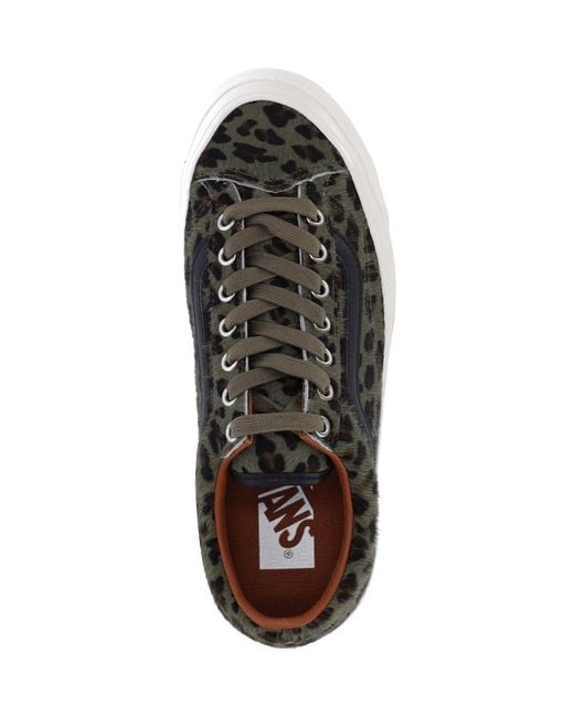 Vans Black 100% Leather Sneakers