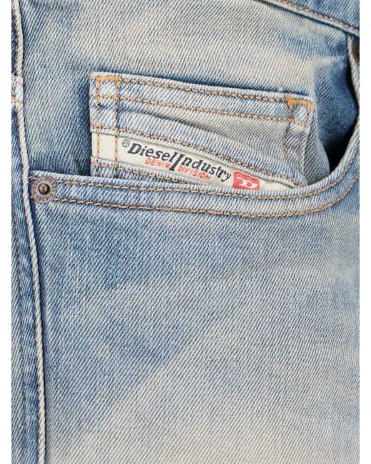 DIESEL Blue Bootcut Jeans for men