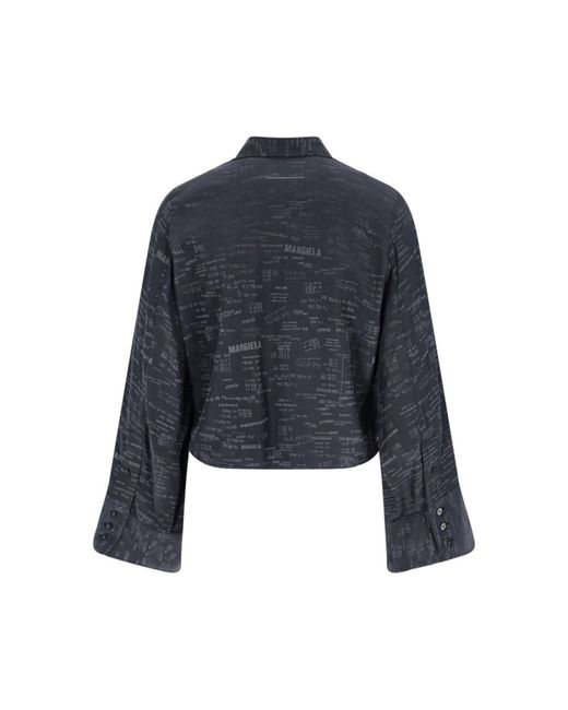 MM6 by Maison Margiela Blue Logo Shirt