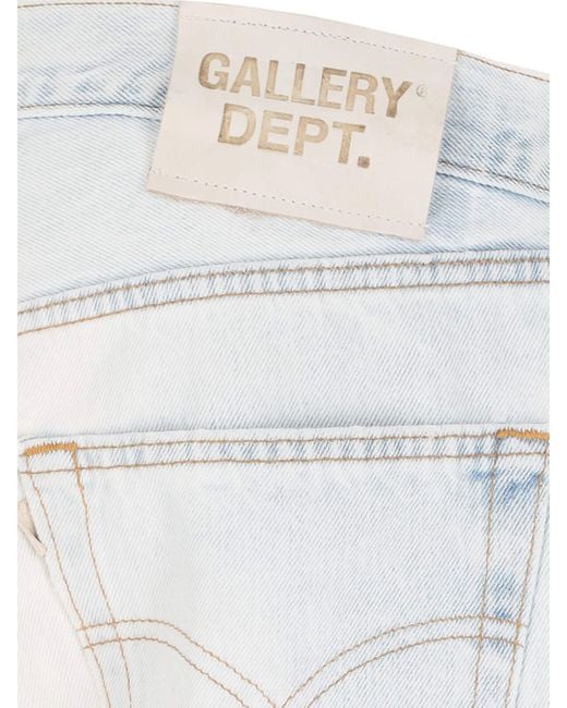 Jeans "La Flare" di GALLERY DEPT. in White da Uomo