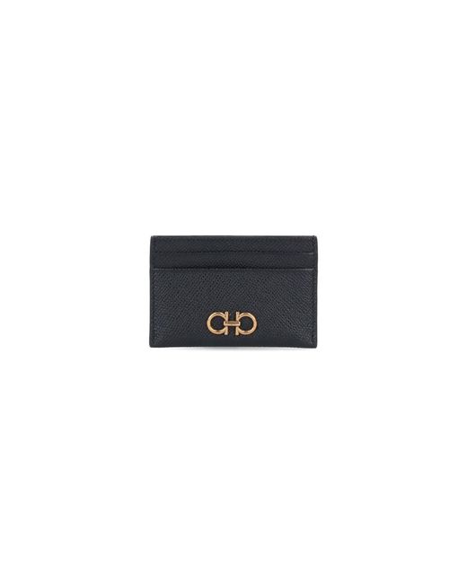 Ferragamo Black Wallets Calf Leather