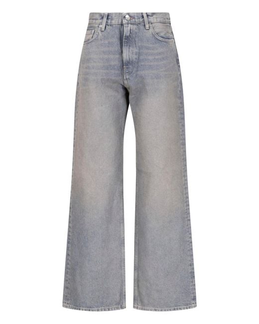 Haikure Gray Wide Jeans "Korea"