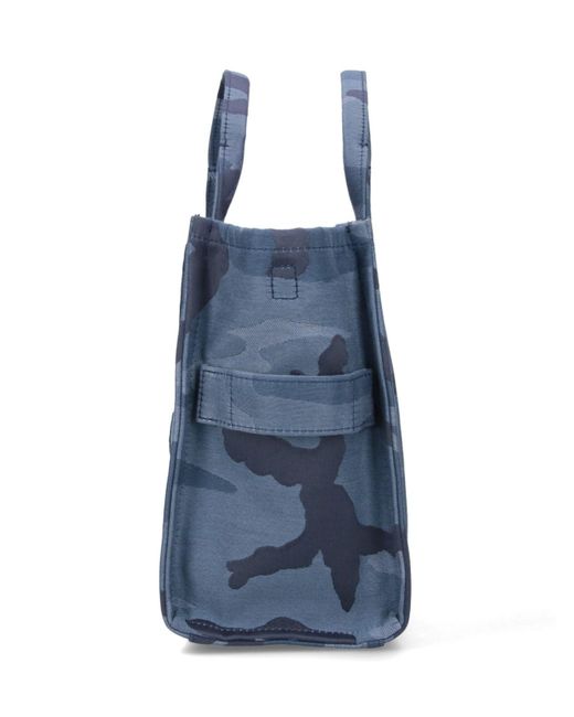 Borsa Tote Media "The Camo" di Marc Jacobs in Blue