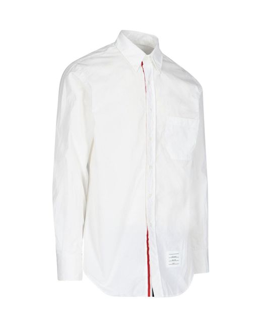 Camicia Oxford di Thom Browne in White da Uomo