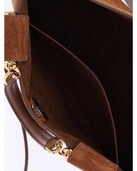 Dolce & Gabbana Brown Medium Shoulder Bag "Vittoria"