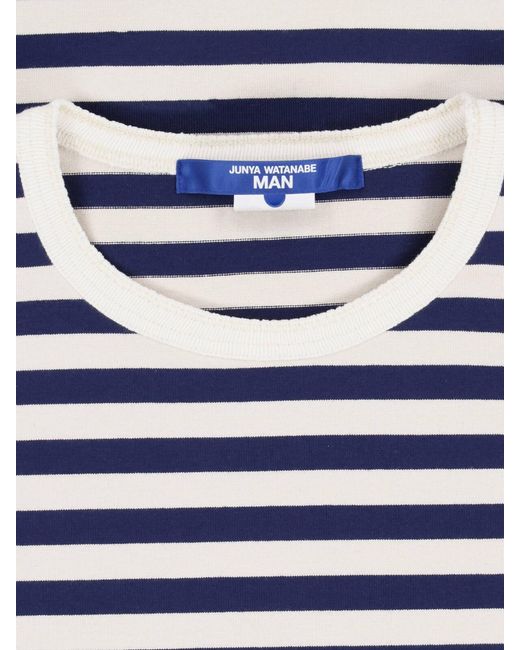 Junya Watanabe Blue Striped Sweater for men