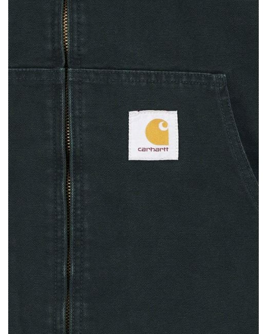 Carhartt Black Hooded Jacket "Og Active" for men