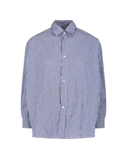 Daniela Gregis Blue Striped Shirt "Rossella"