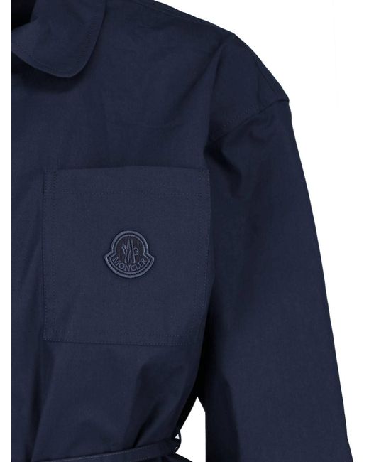 Moncler Blue Shirt Jacket