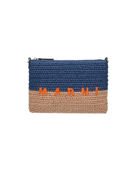 Marni Blue Pouch "Seaside" for men