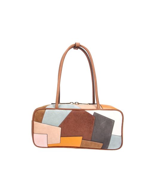 Miu Miu White Shoulder Bag Patch "Beau"