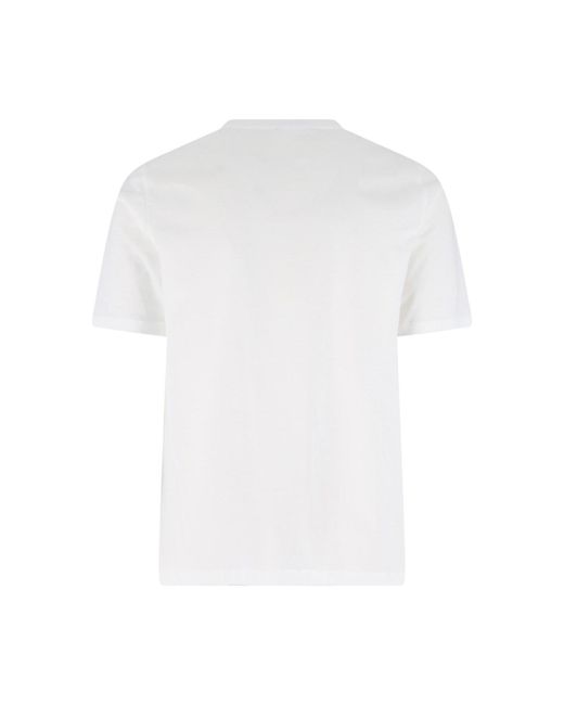 Maison Kitsuné White T-Shirt Script for men