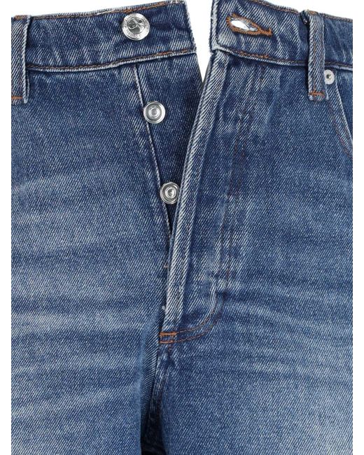 A.P.C. Blue Straight-Leg Denim Jeans With Vintage Wash for men