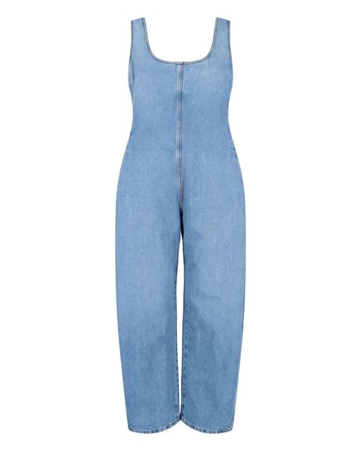 Alaïa Blue Rounded Tracksuit