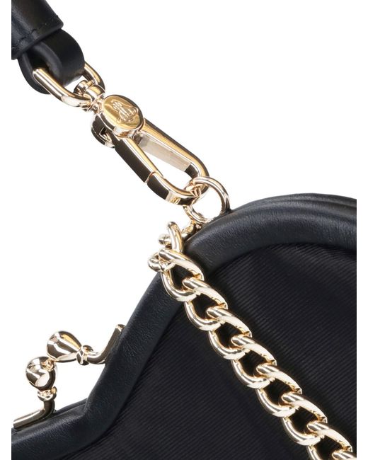Vivienne Westwood Black "Belle Heart Frame" Bag