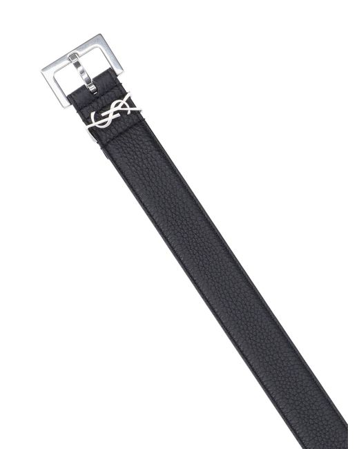 Saint Laurent Black Belts for men