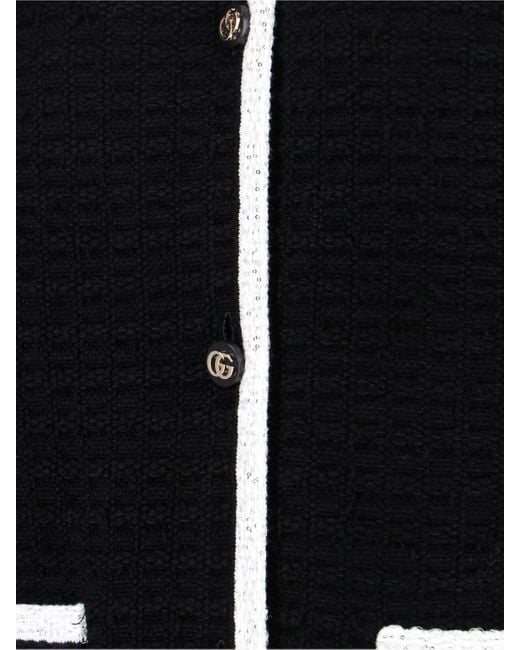 Cardigan In Lana di Gucci in Black