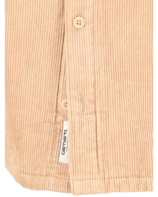 Carhartt Natural Corduroy Overshirt Jacket for men