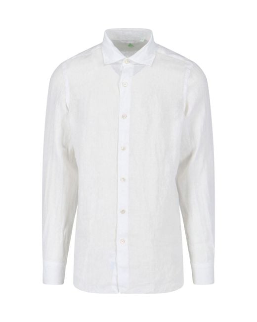Finamore 1925 White Shirt "Gaeta" for men