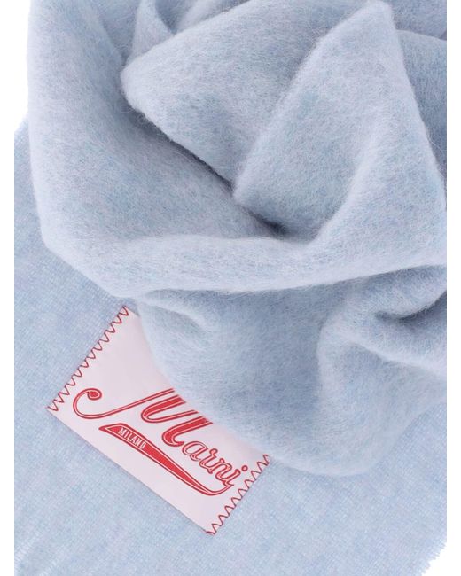 Sciarpa In Alpaca di Marni in Blue