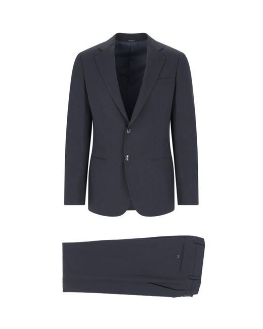 Giorgio Armani Blue Single-breasted Suit for men