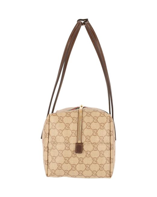 Gucci White Medium Shoulder Bag "Boston Melrose"