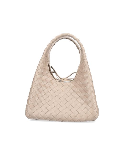 Bottega Veneta Natural Small Handbag "Campana"