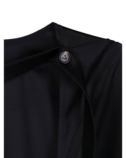 Bottega Veneta Black Silk Fluid Top