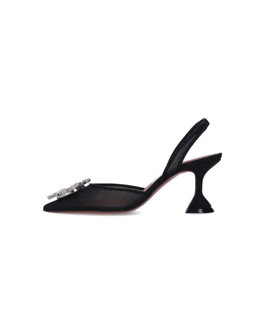 AMINA MUADDI Black Begum Slingback