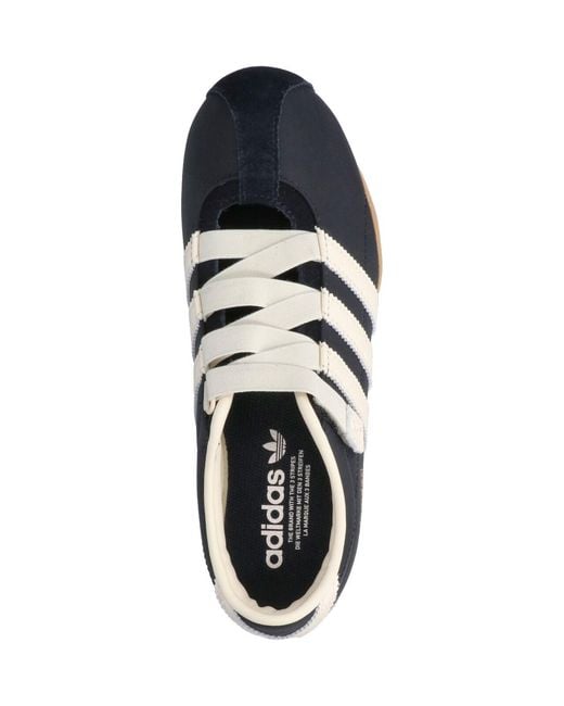 Adidas Black Tokyo-Inspired Lace-Up Sneaker