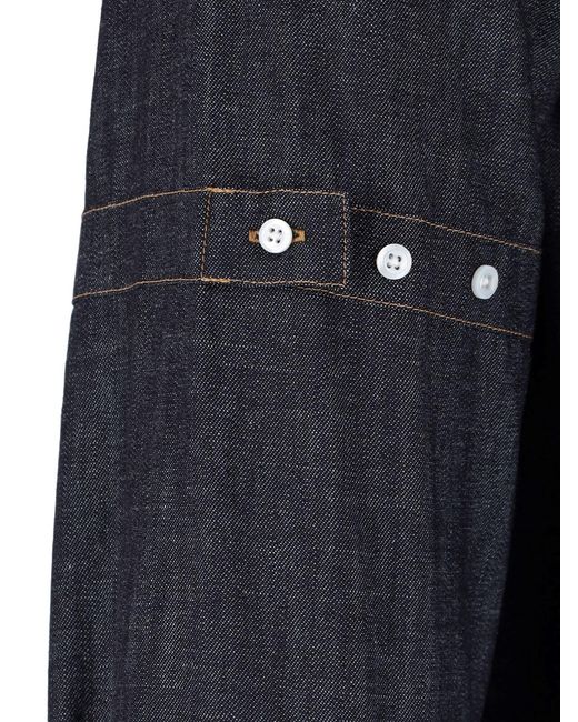 Thom Browne Blue Shirts Cotton for men